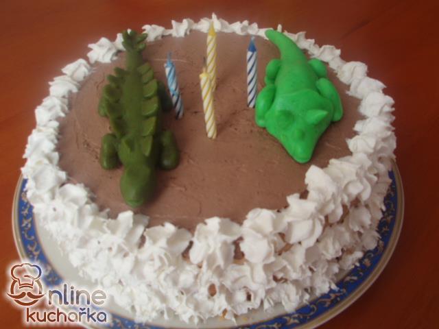 Dinosauří dort